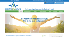 Desktop Screenshot of boulderpeakhealth.com